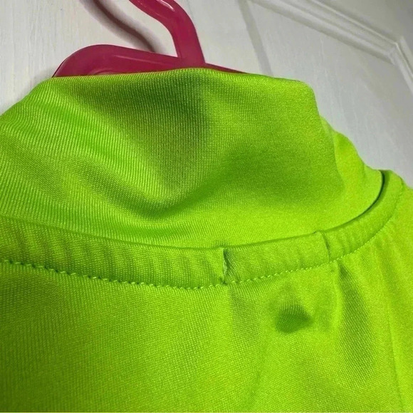 Ardene Mock Neck Tank Top Sleeveless Neon Green Size Medium - Picture 13 of 16